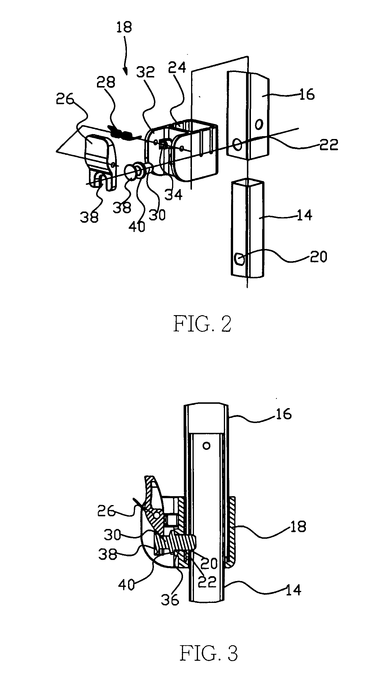 Locating device for slide joint