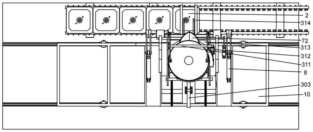 A tilting pouring ladle assembly device