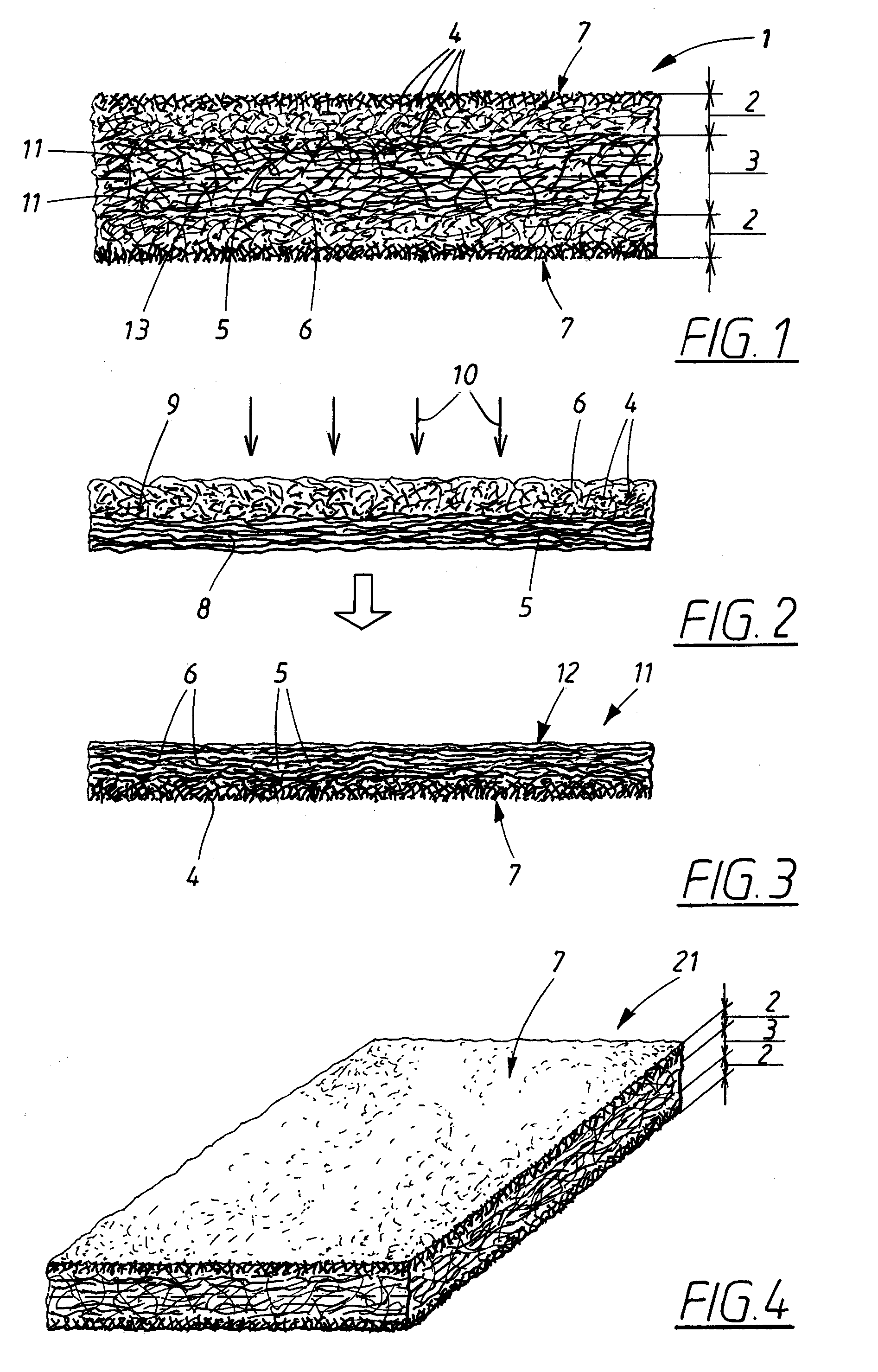 Laminate having improved wiping properties and a method for producing the laminate