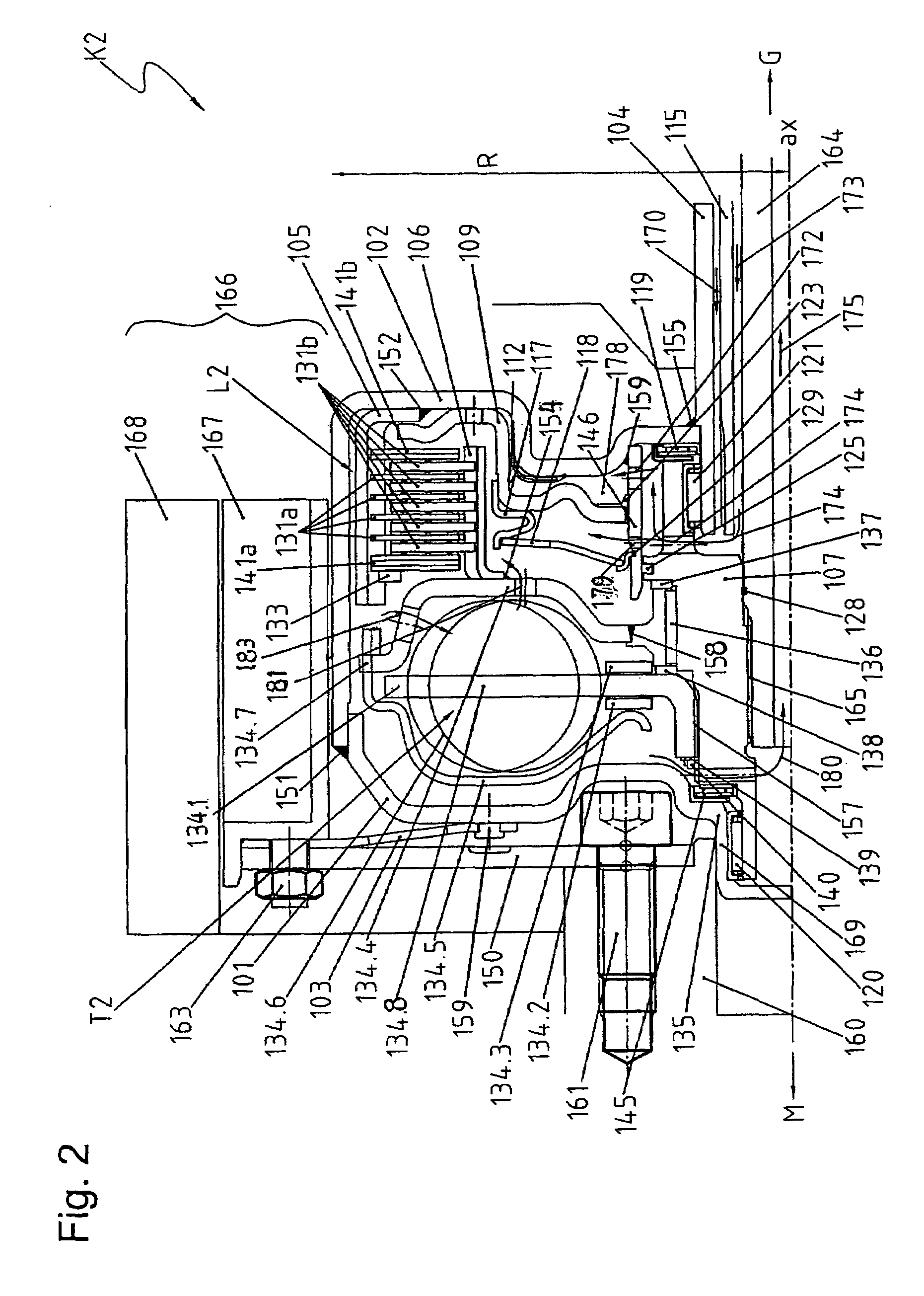 Start-up clutch and torsional-vibration damper assembly