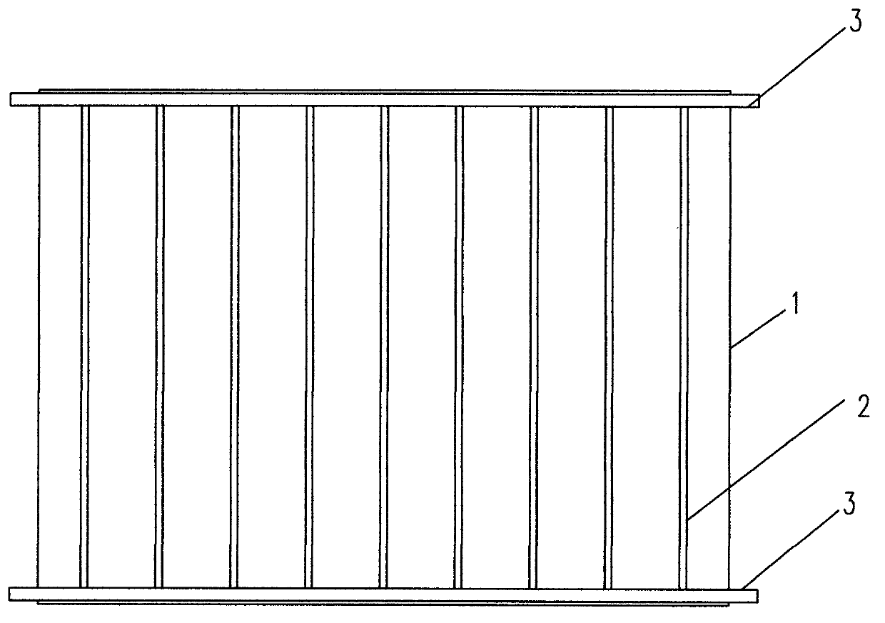 Tube plate type core device of flat-plate solar collector