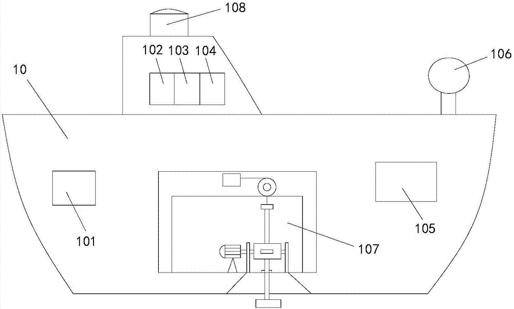 Unmanned ship-based net cage inspection device and method thereof