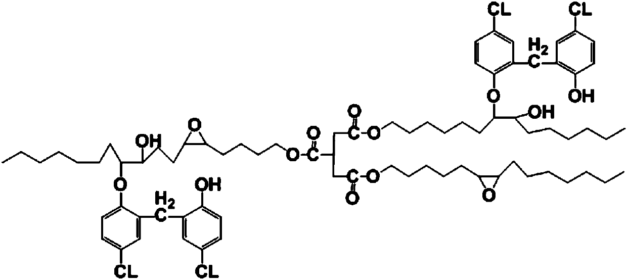 Epoxidized soybean oil-based anti-mildew agent and preparation method and application thereof, and epoxidized decorative tile grout