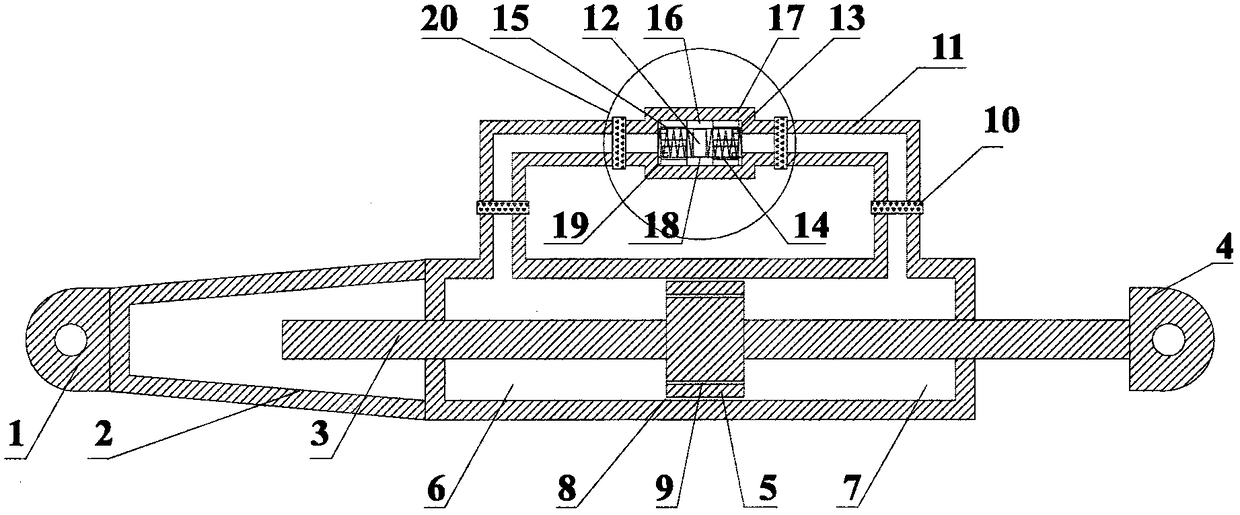 Mechanical pressure-controlled viscous damper