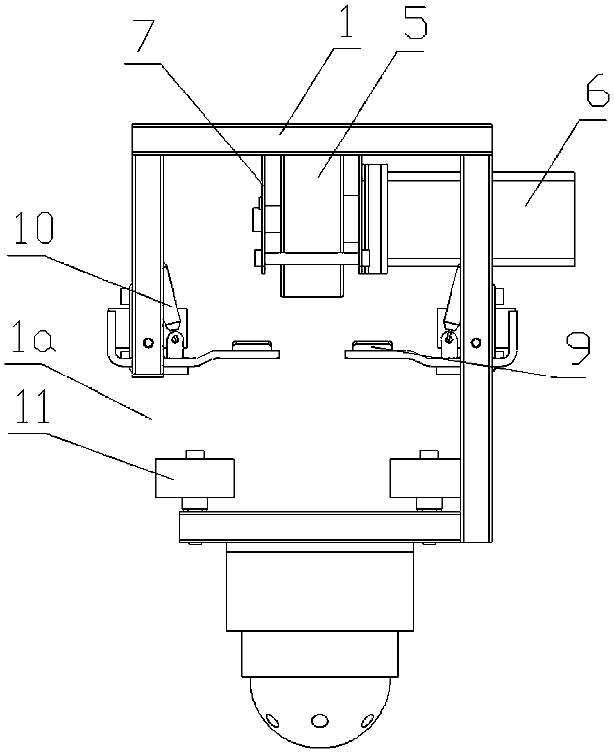 Conductive rail type mobile monitoring robot, monitoring system and method thereof