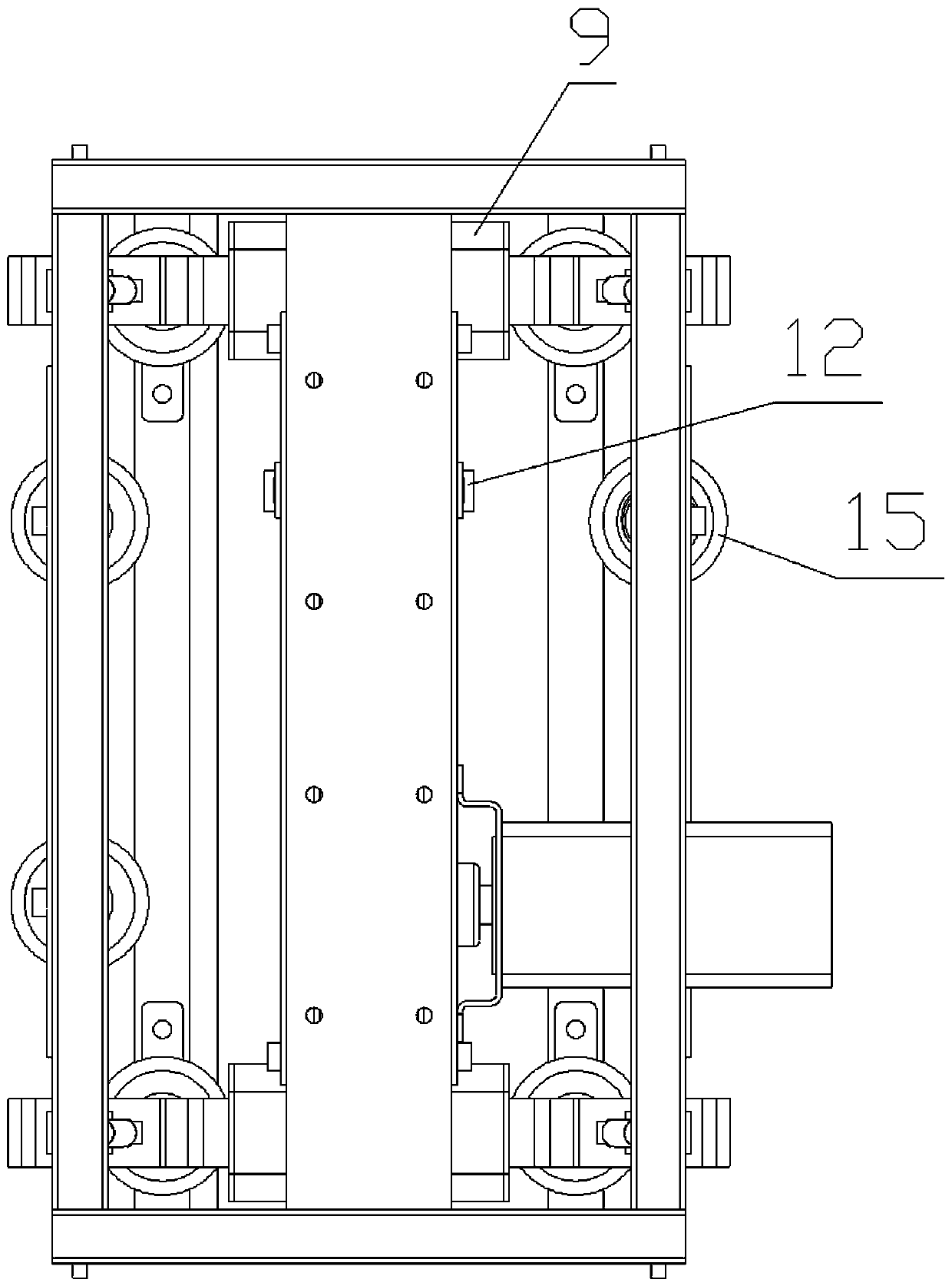 Conductive rail type mobile monitoring robot, monitoring system and method thereof