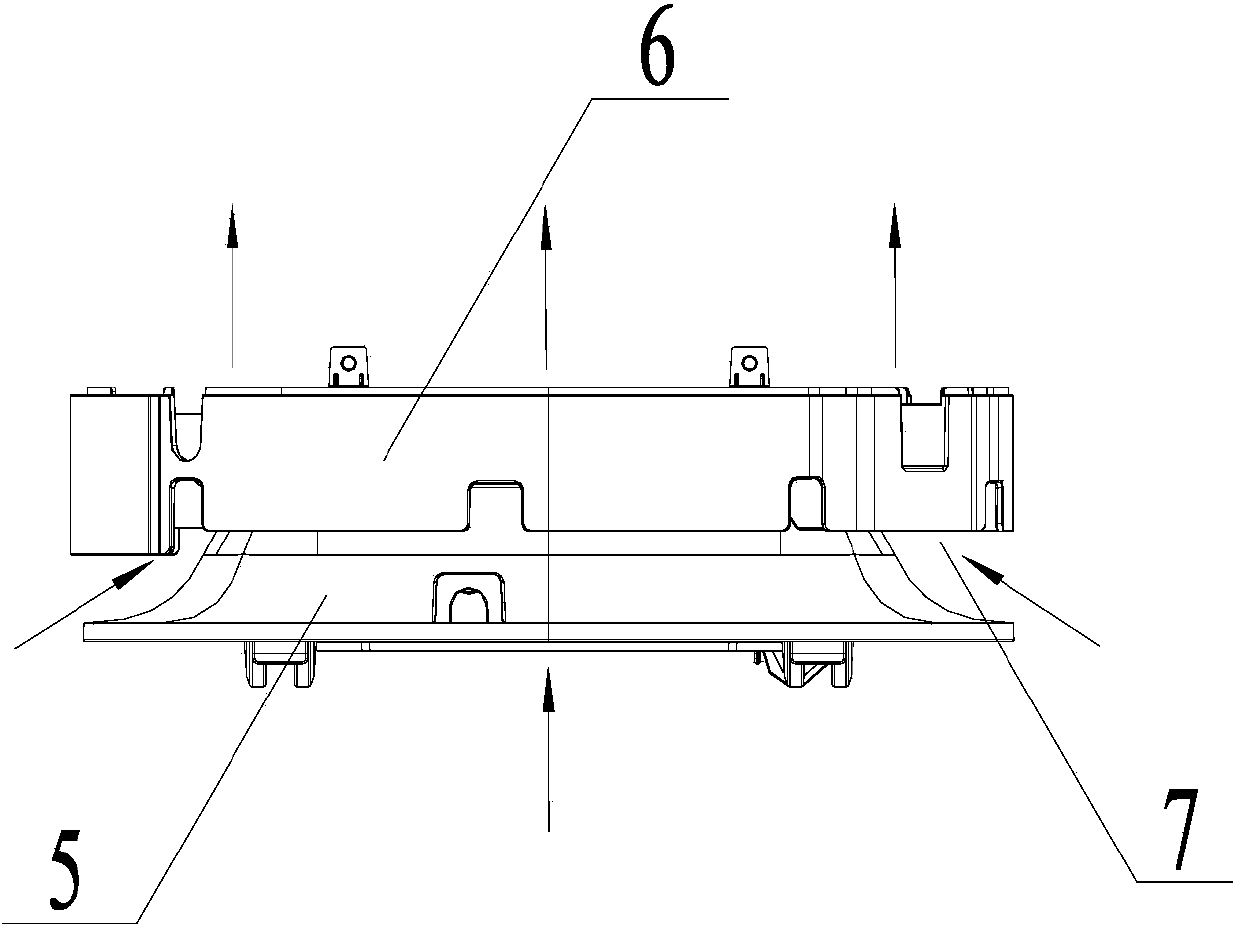 Air purifier and air channel structure thereof