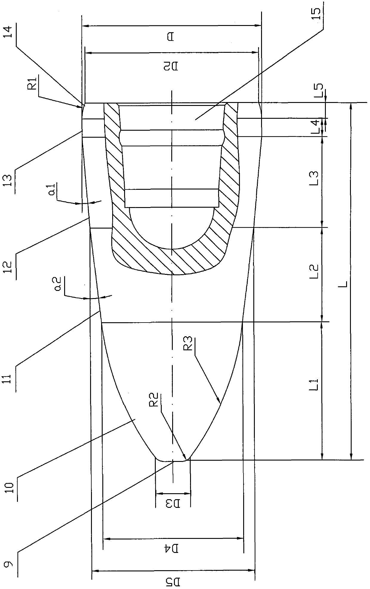 Plug for large-hole series medium- and thick-wall capillaries