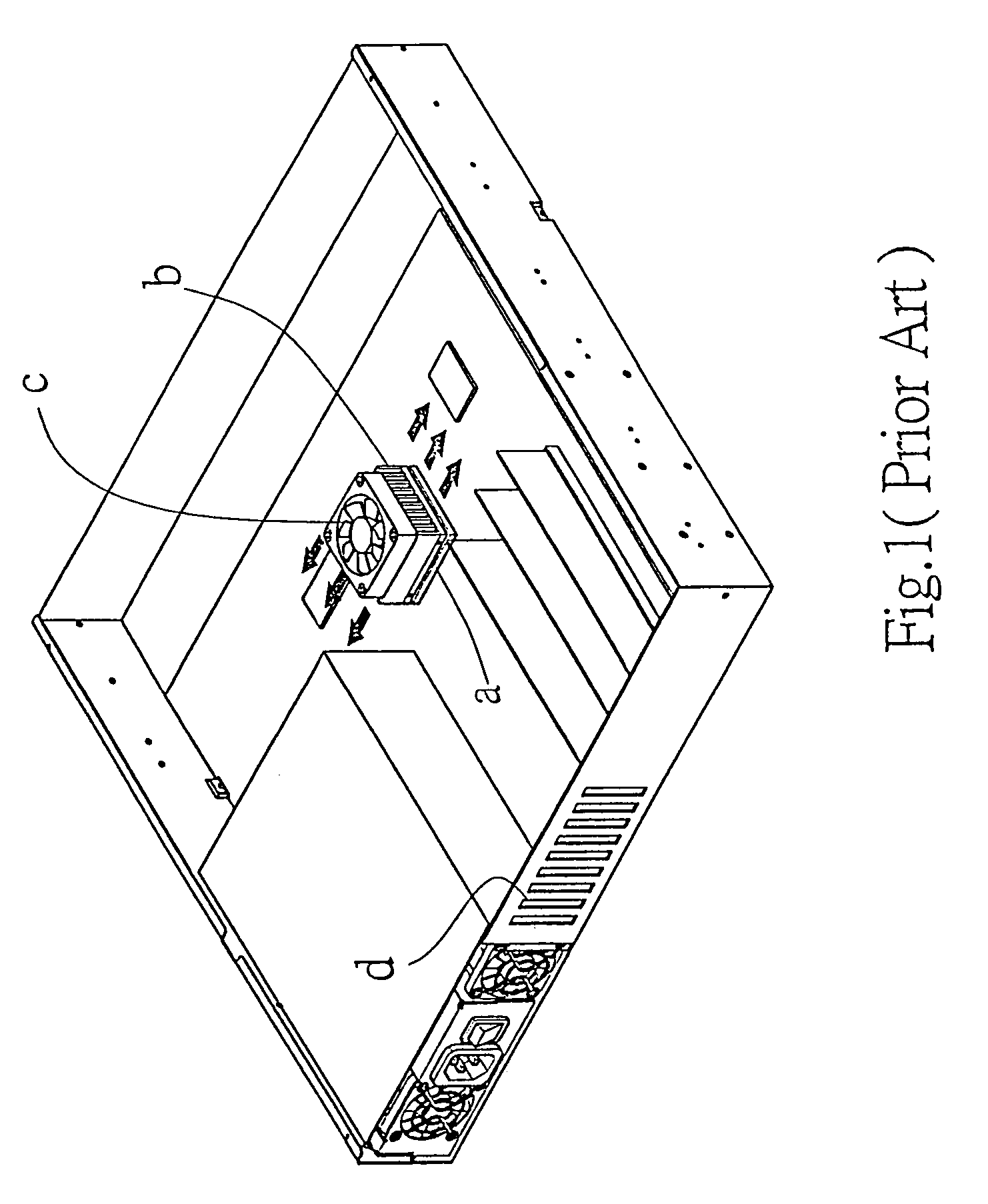 CPU heat dissipating unit