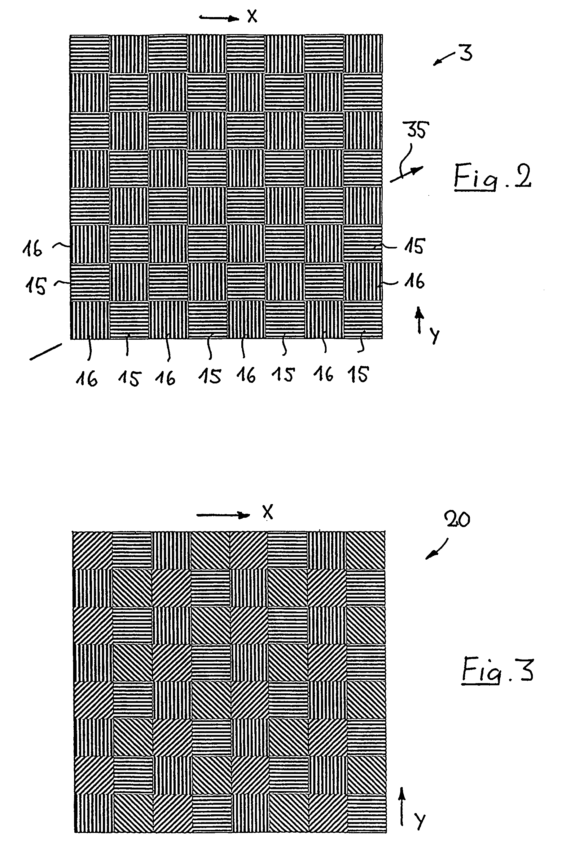 Moire method and measuring system for measuring the distortion of an optical imaging system