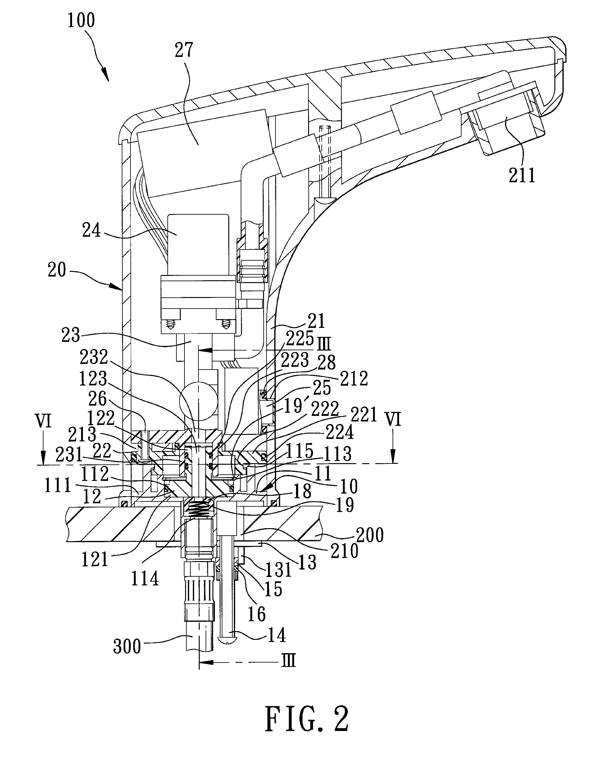 Easy maintenance sensing type automatic faucet