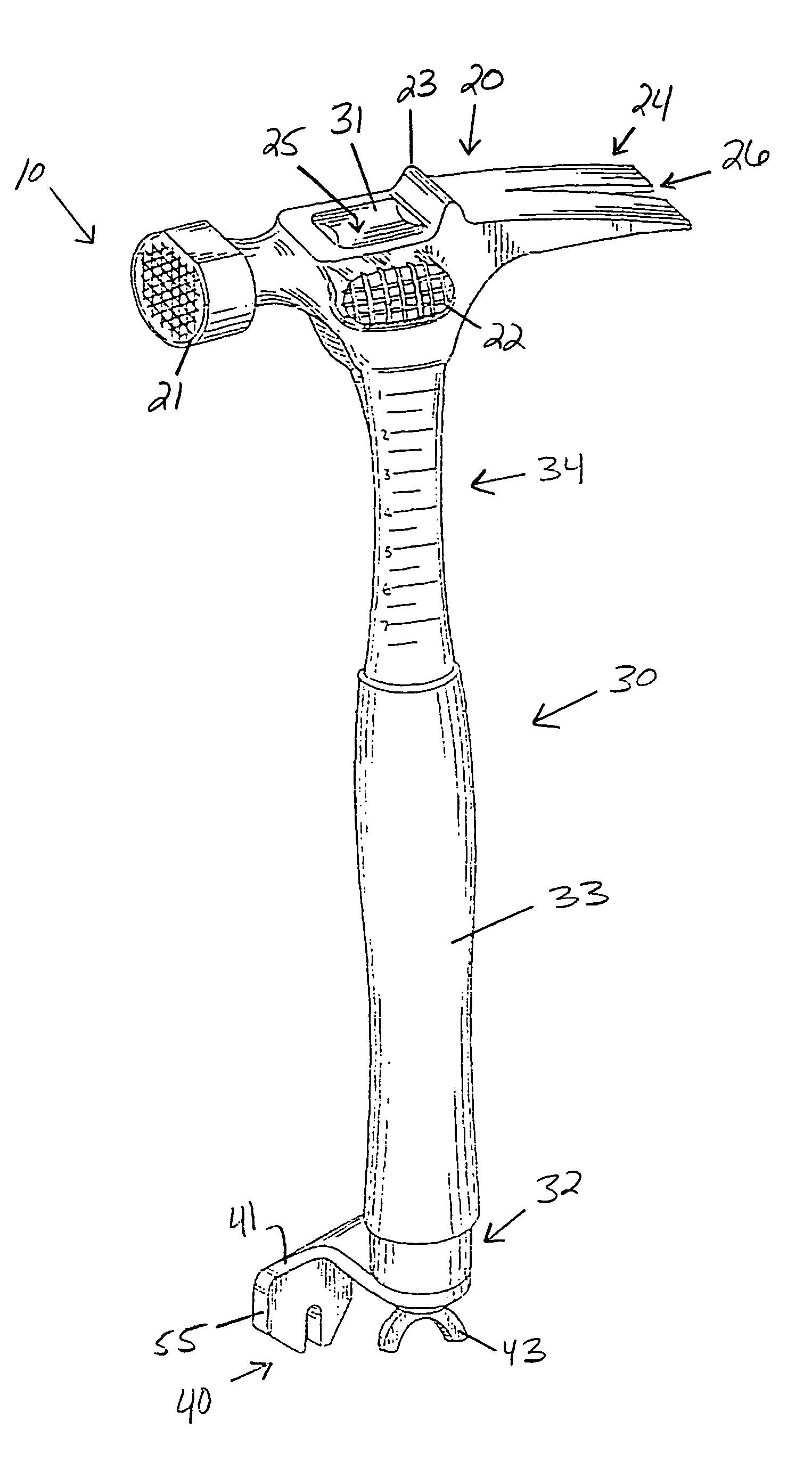 Framing hammer assembly