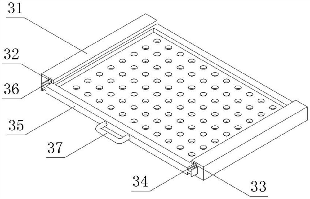 Refrigerated cabinet used in selling chemical products and working method thereof