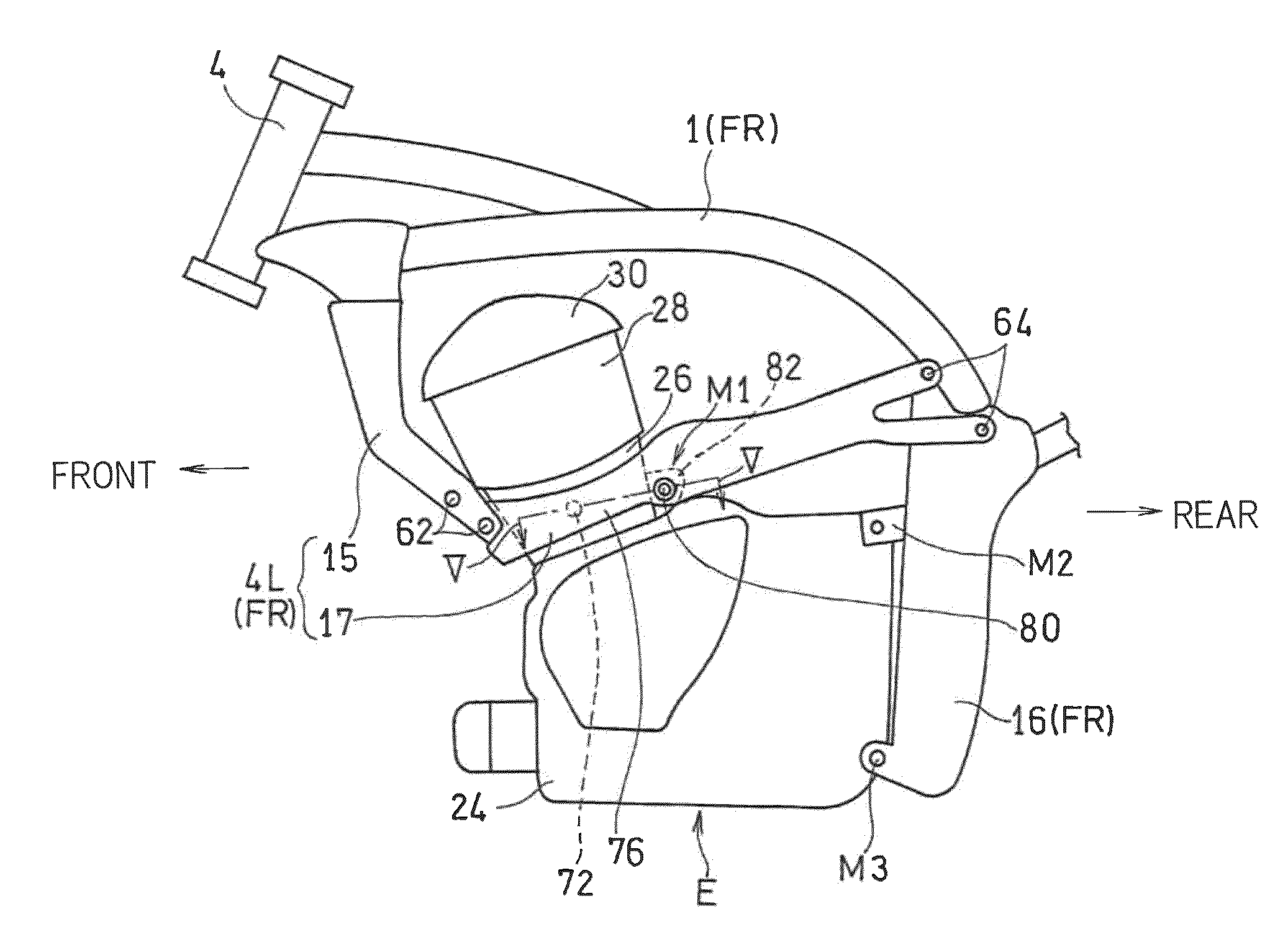 Saddle-riding type automotive vehicle