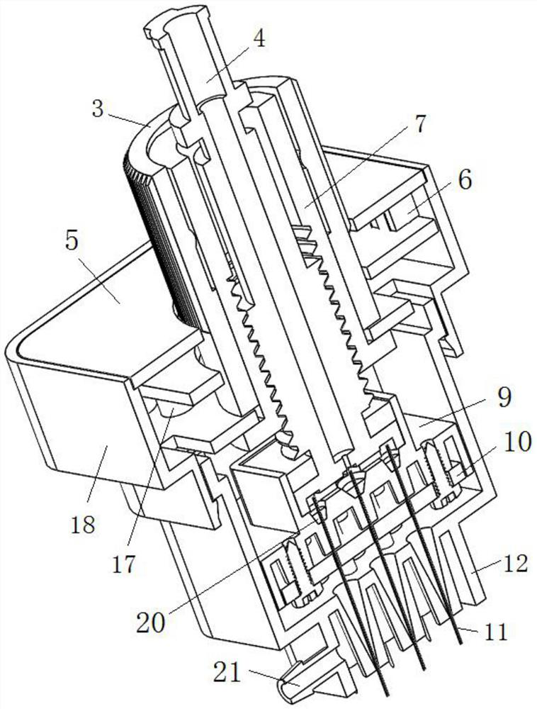 Radio frequency mesotherapy injection instrument