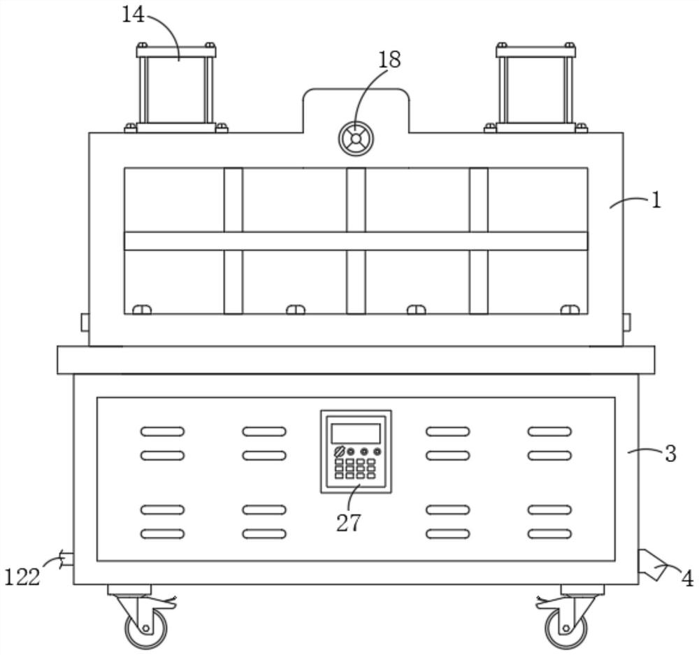 Cutting device for leather cutting