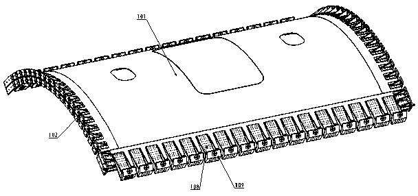 Bent plate comprehensive test device