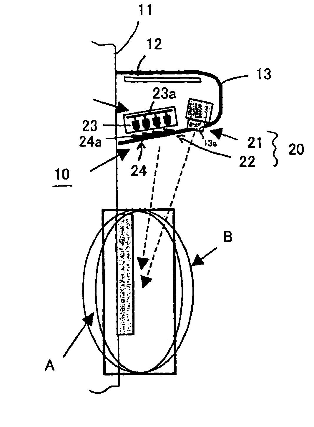 Rear view mirror with built-in camera