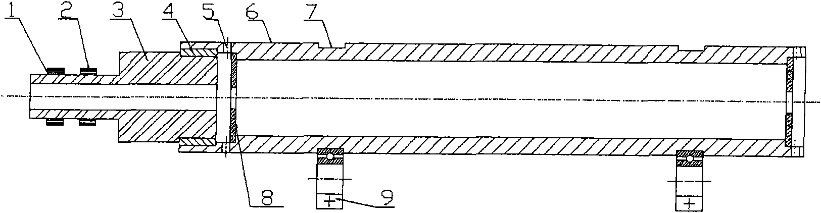 Novel cylindrical electromagnetic drive equipment