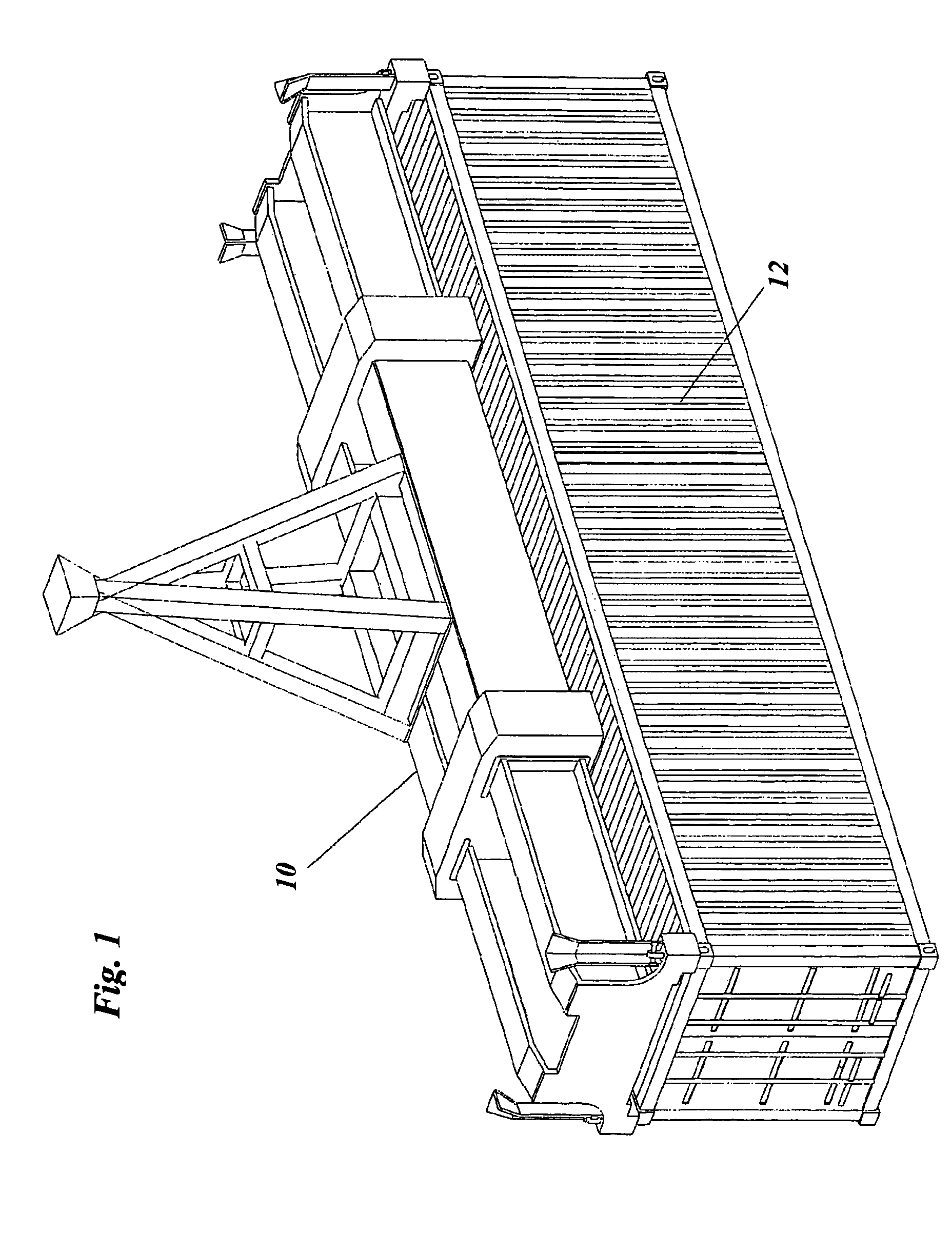 Inverse ratio of gamma-ray and neutron emissions in the detection of radiation shielding of containers