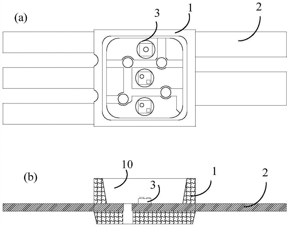 A kind of LED encapsulation structure and preparation method thereof