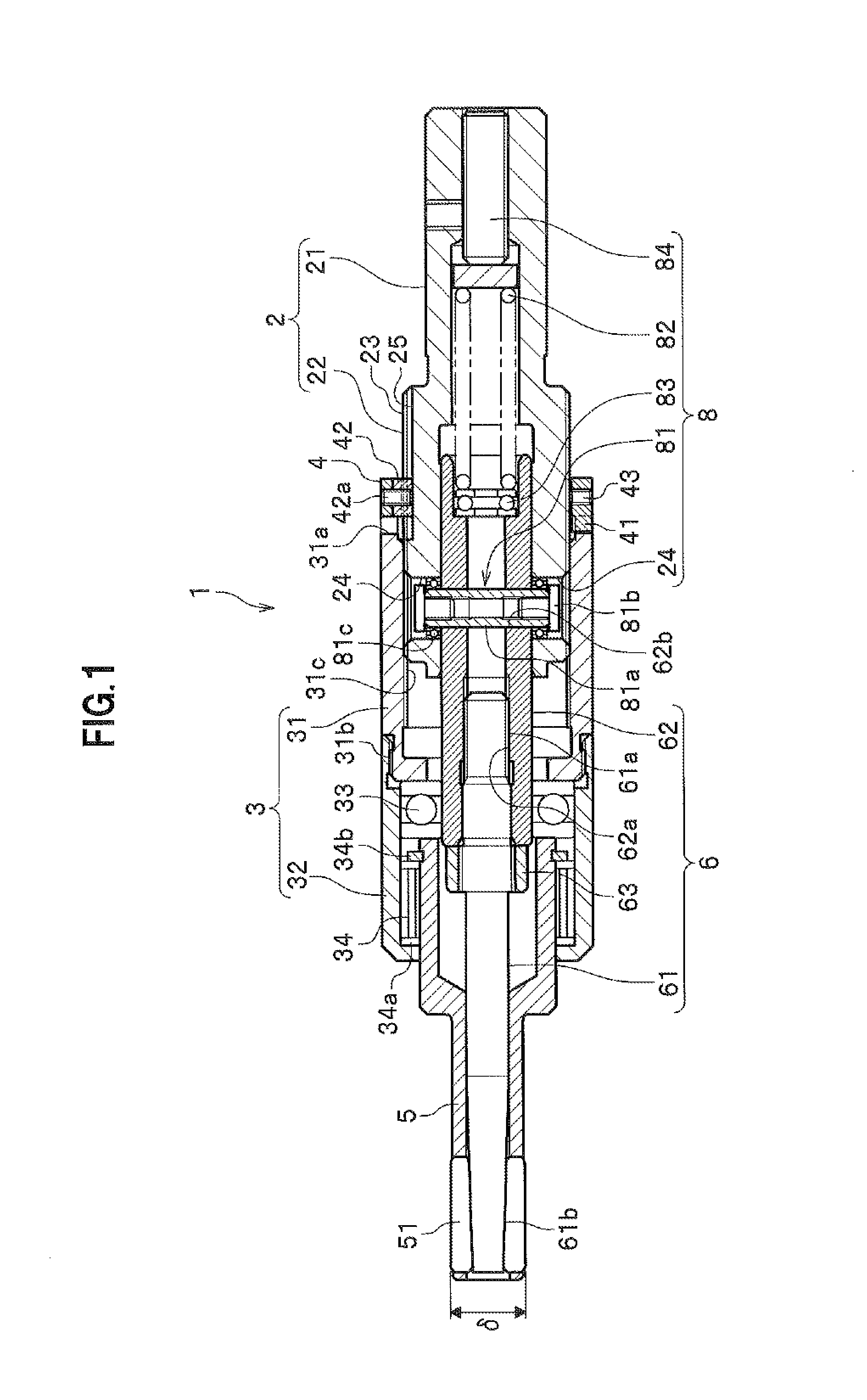 Roller burnishing tool device