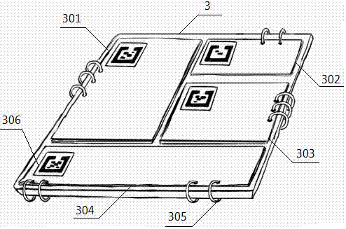 Learning system based on augmented reality technology and learning method thereof