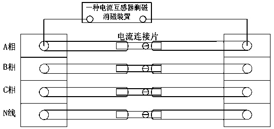 A kind of control method of current transformer residual magnetism degaussing device