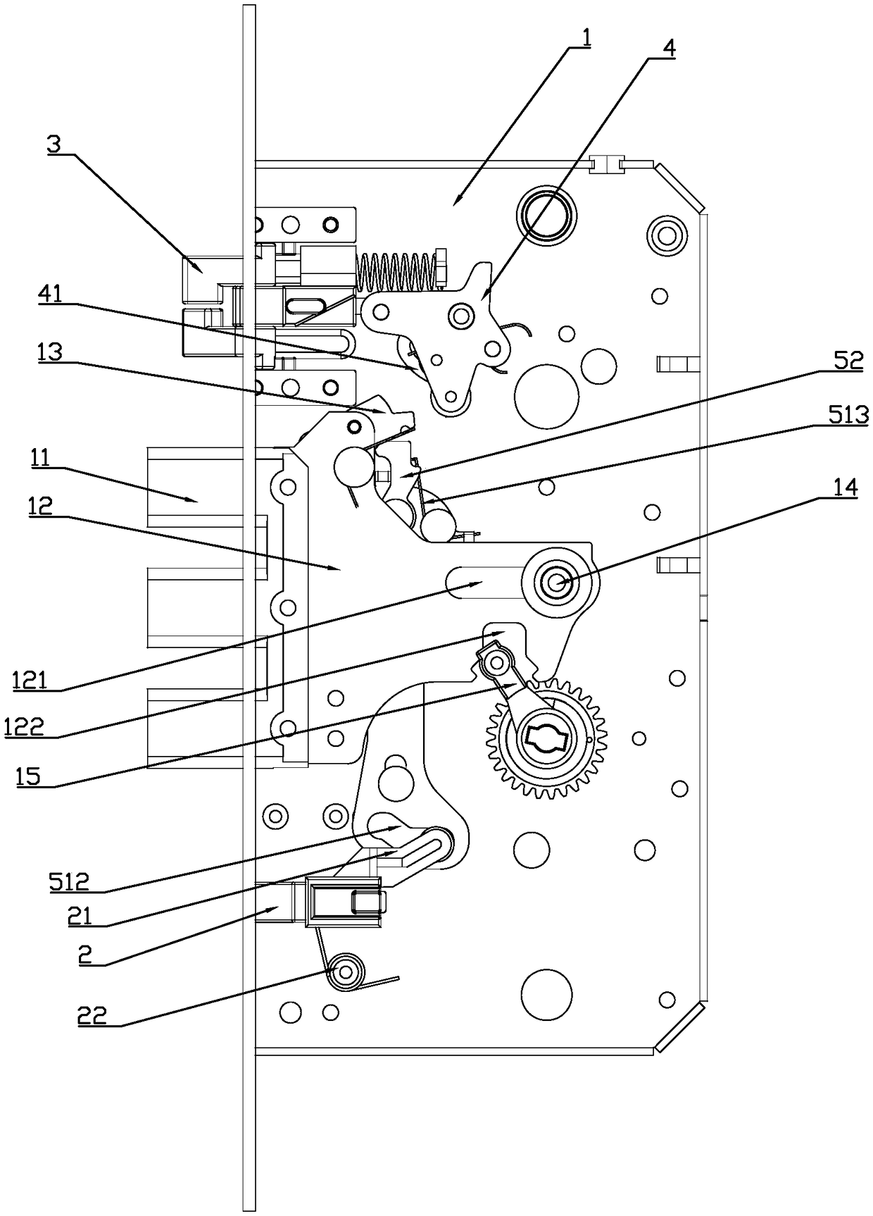 Full-automatic electronic lock body