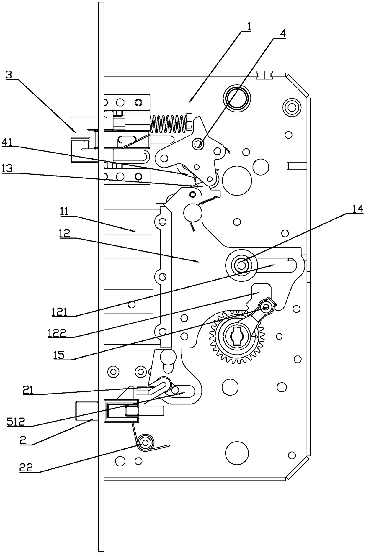 Full-automatic electronic lock body