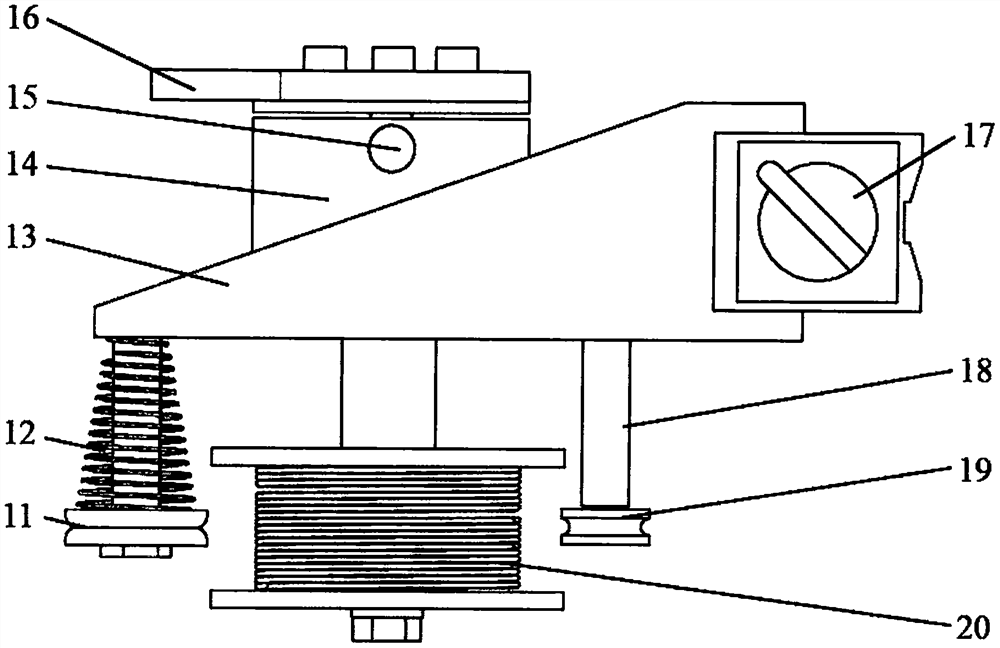 Device for two-stage constant-tension wire loading during fine wire cutting procedure of high-speed reciprocating wire-cut electrical discharge machining process