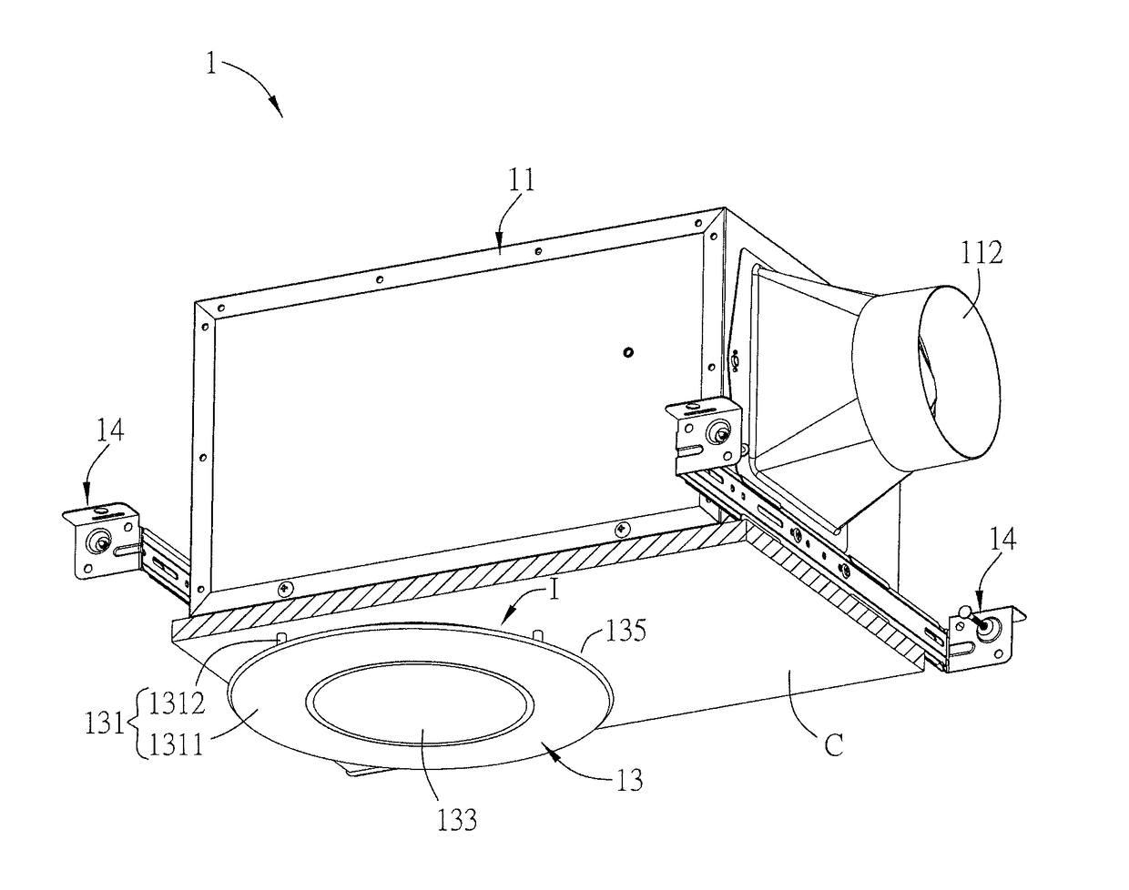 Ventilation fan with lamp