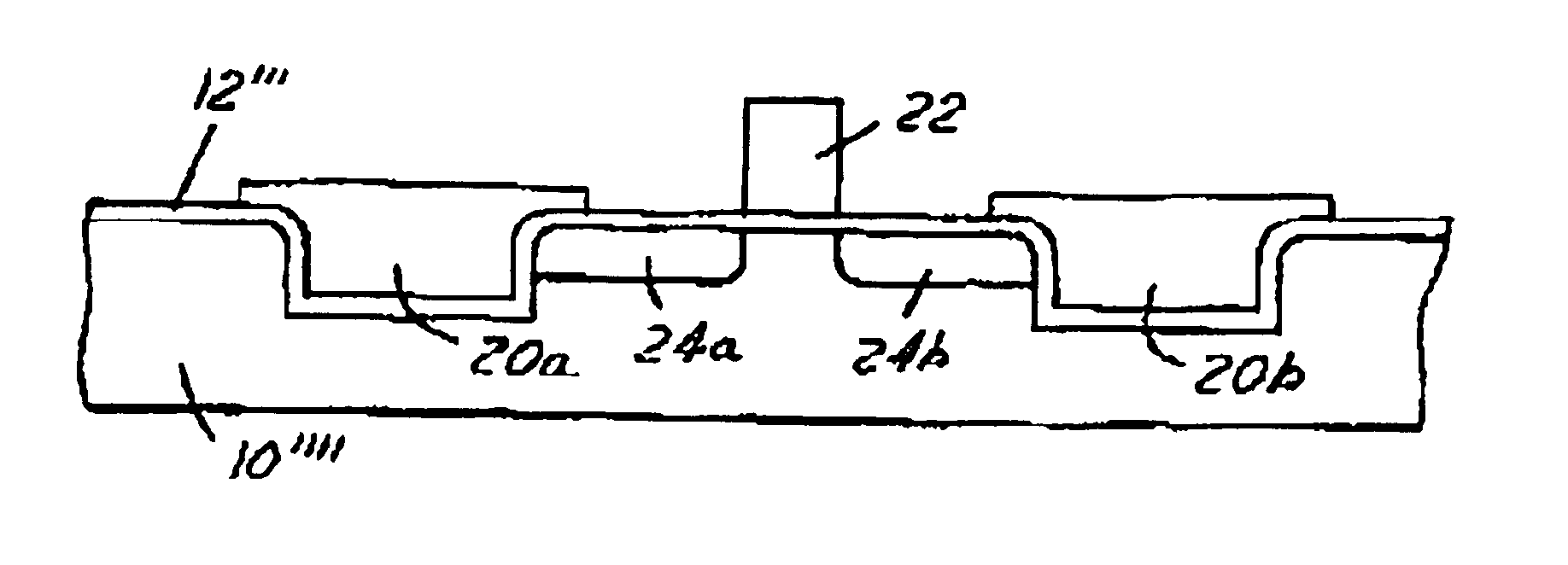 Ion implant method for topographic feature corner rounding