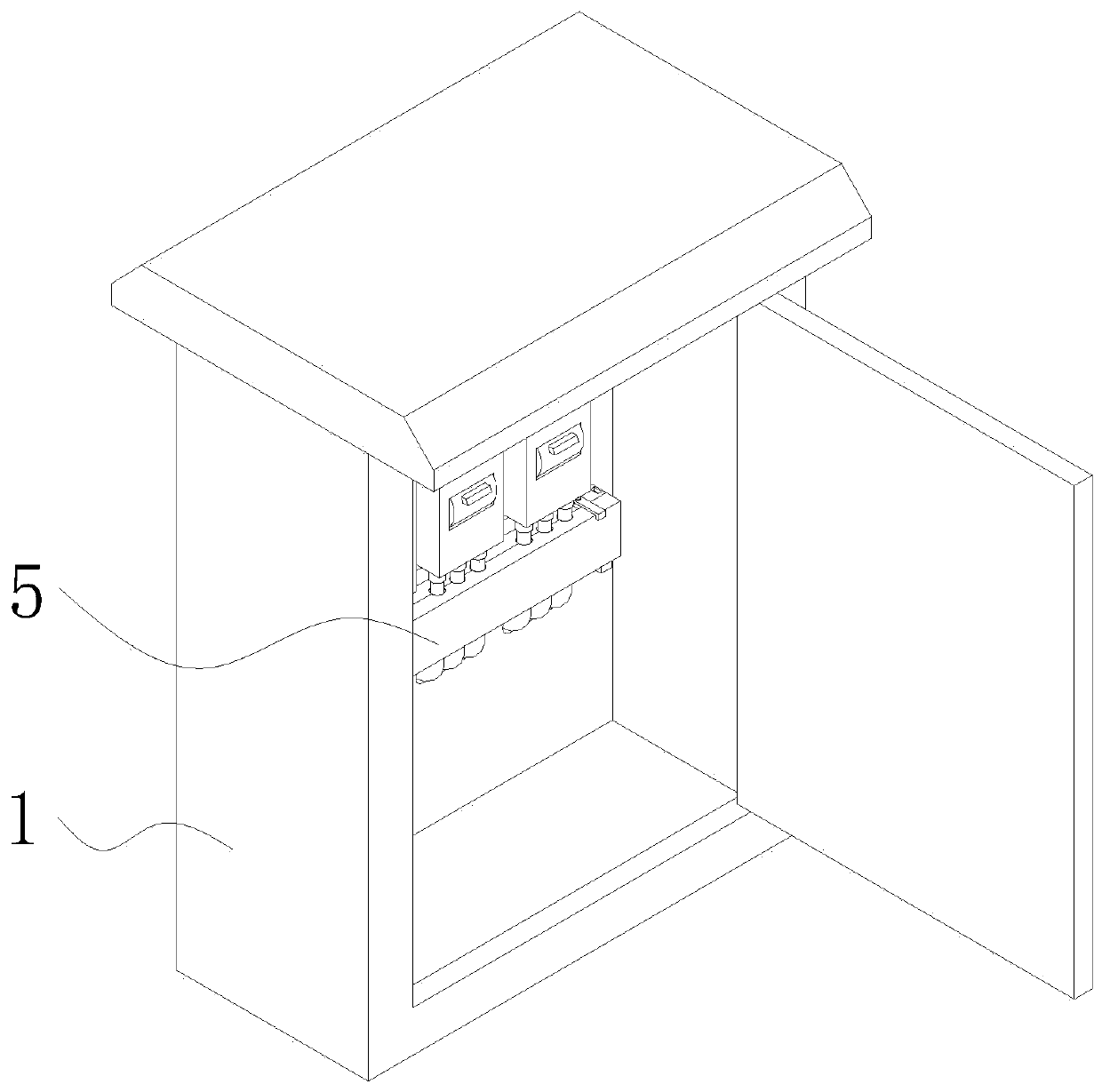 Electromechanical box with protection function