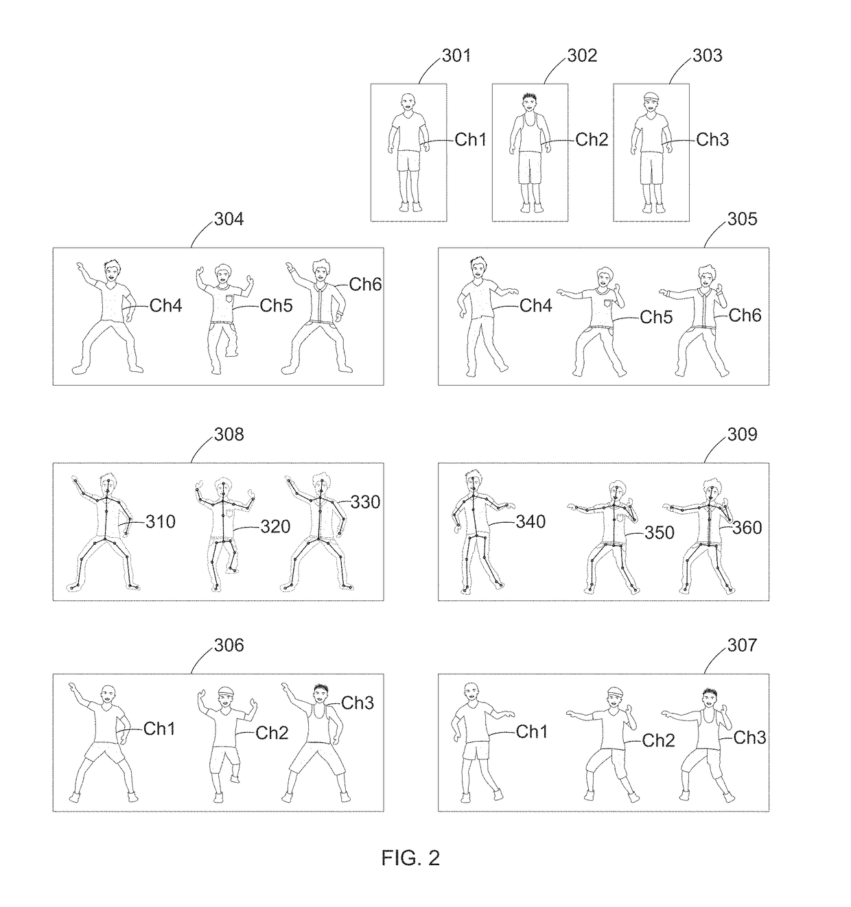 Producing realistic body movement using body Images