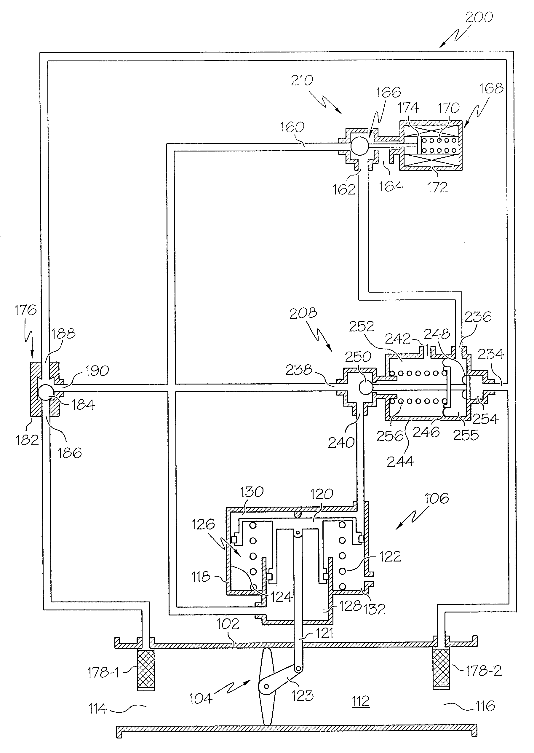 Bi-directional overpressure shut-off valve