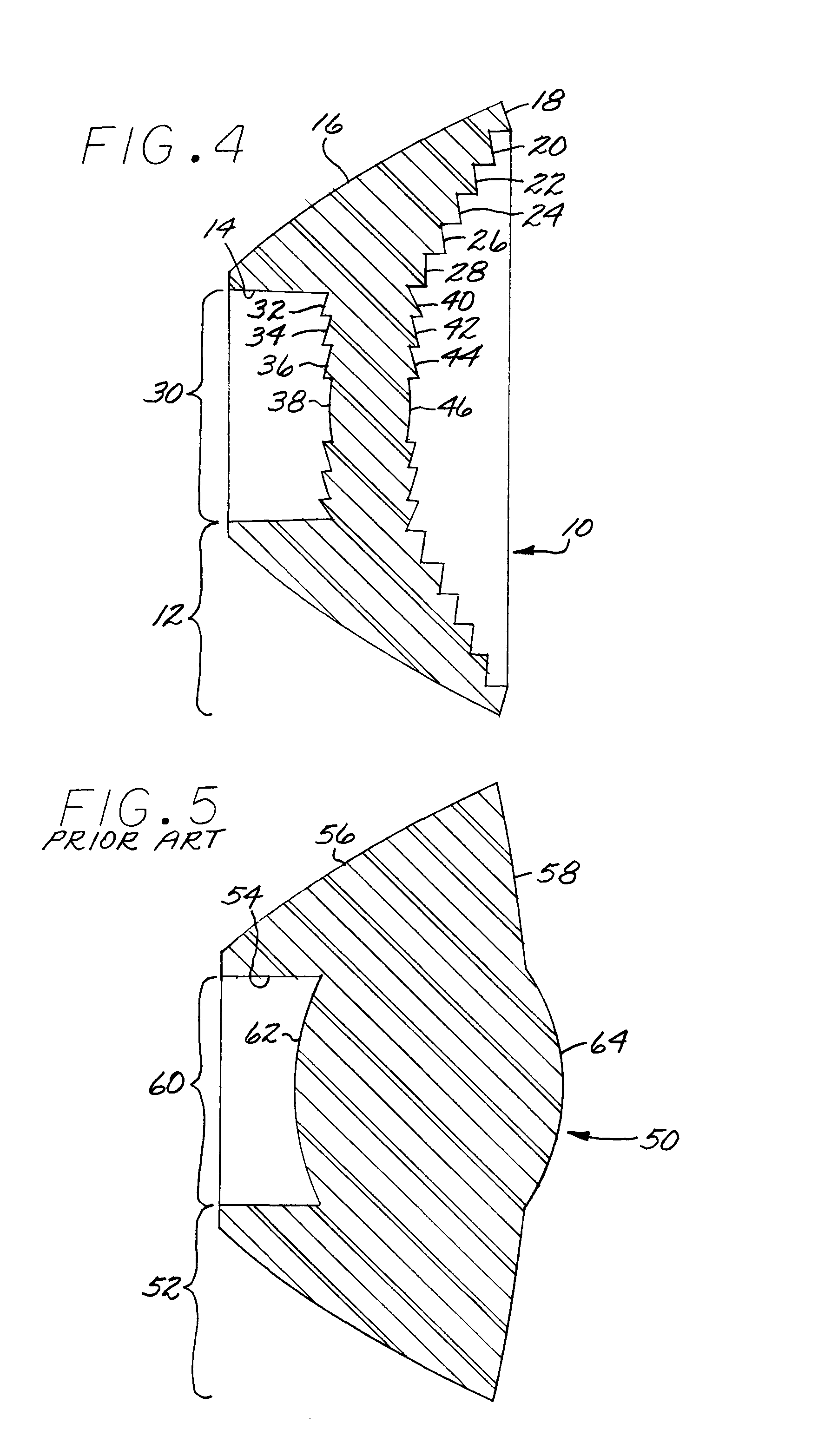 Thin stepped tulip lens