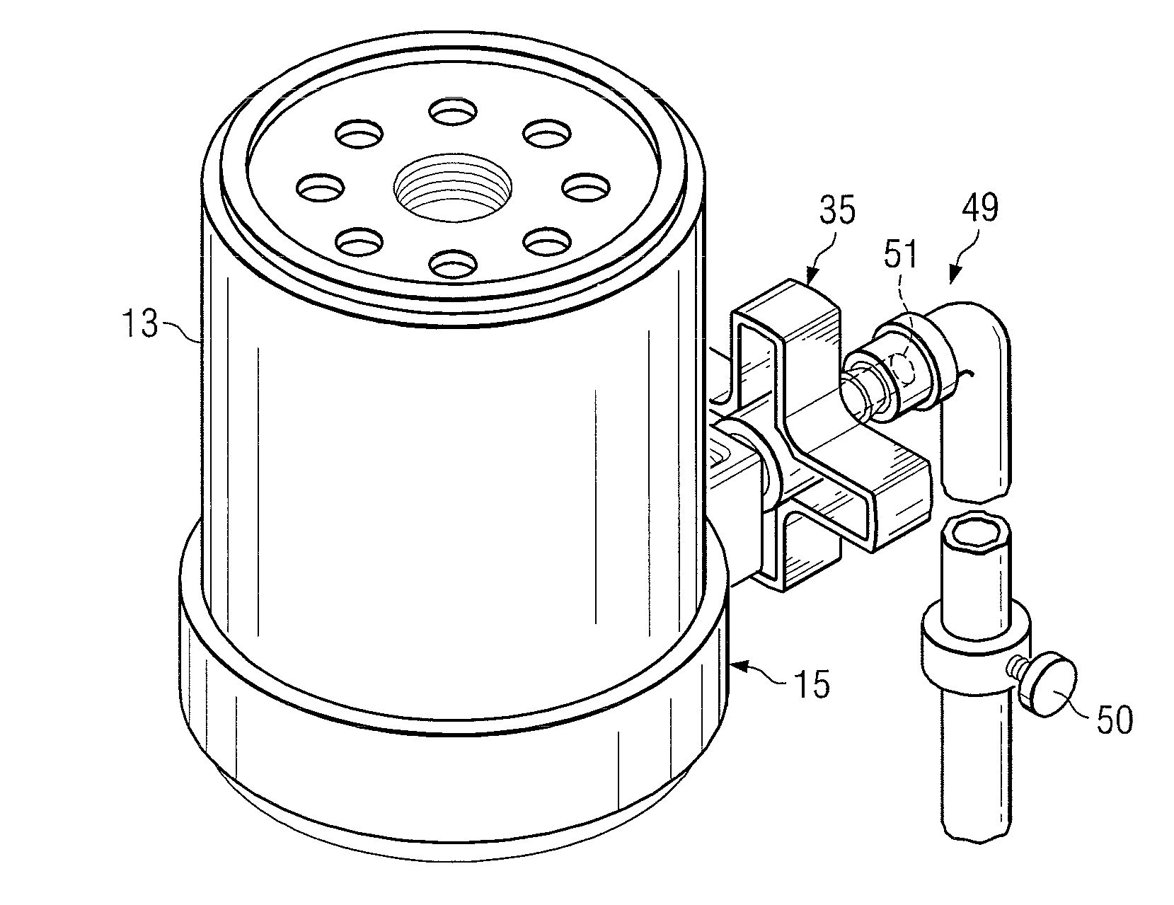 Oil filter drain tool