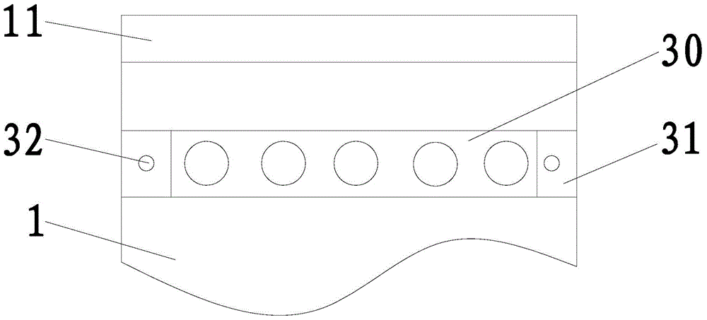 Guide rail device capable of preventing wearing