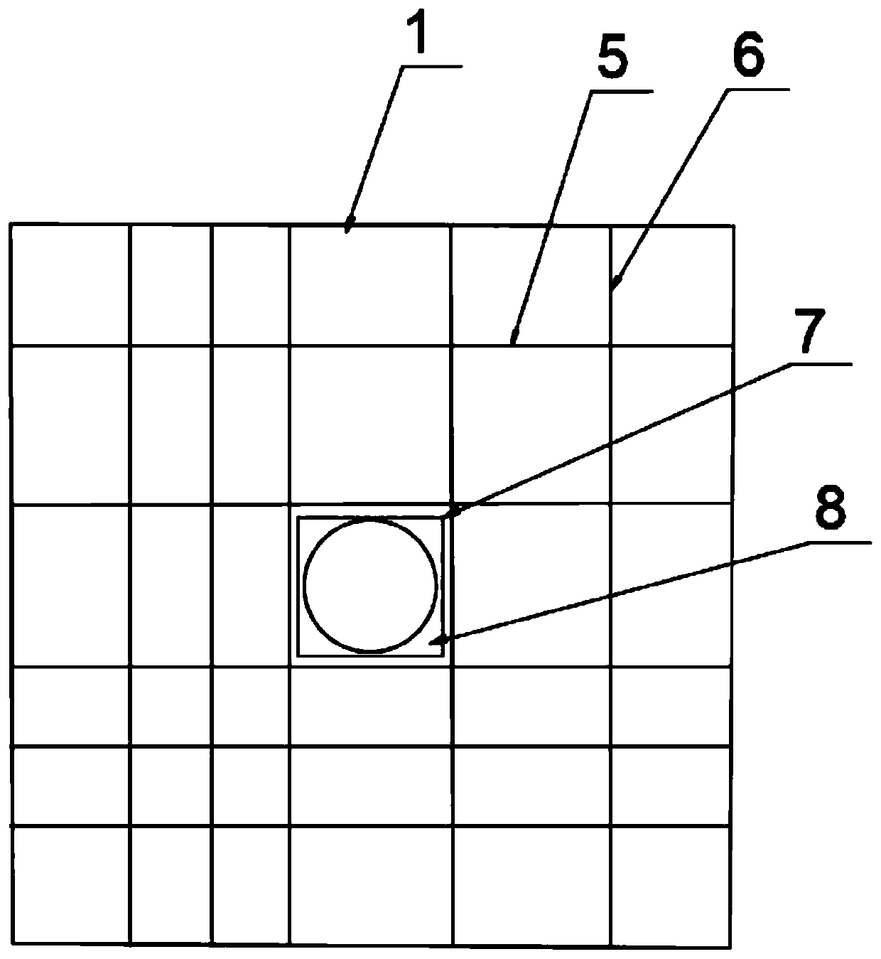 Supporting device for ancient and famous trees and supporting method thereof