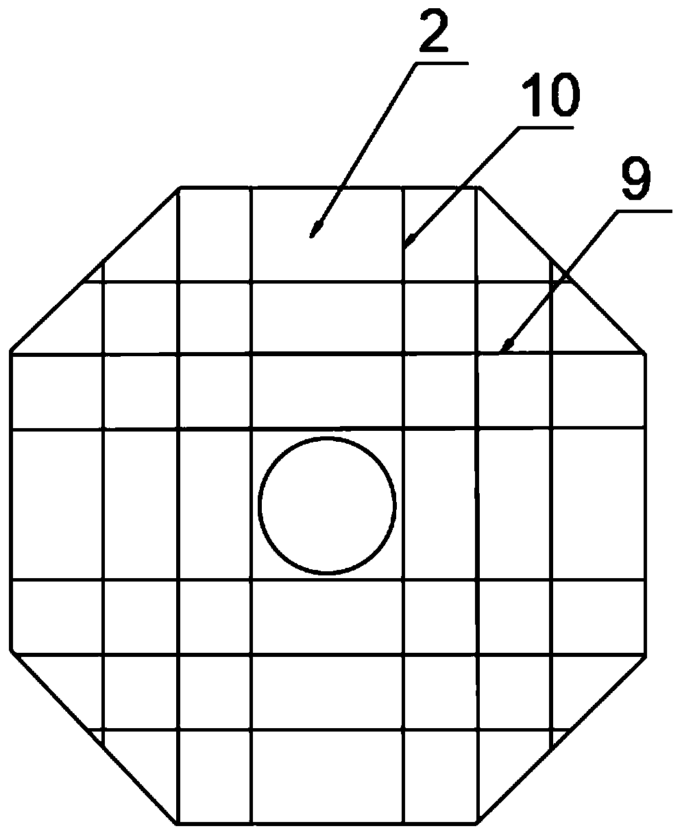 Supporting device for ancient and famous trees and supporting method thereof