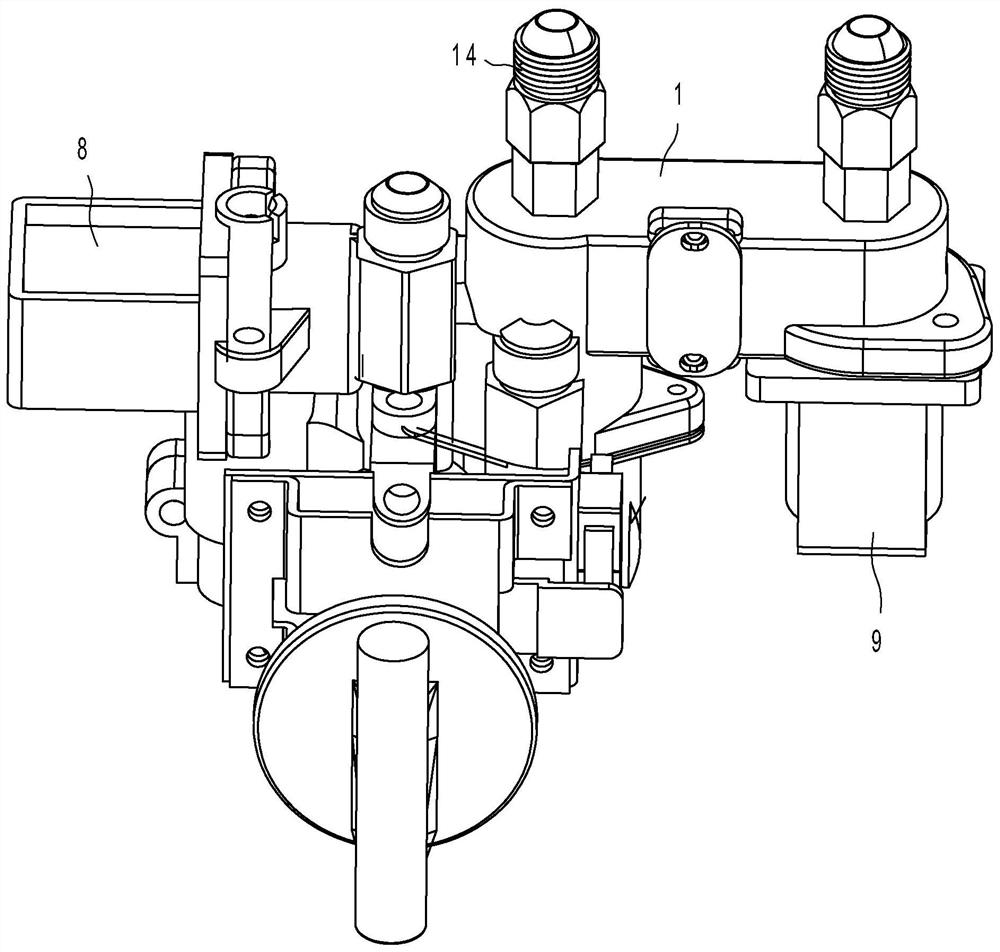 A gas regulating valve