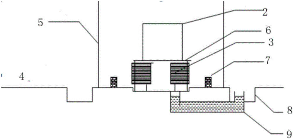 Combustion test apparatus for oil-immersed power transformers