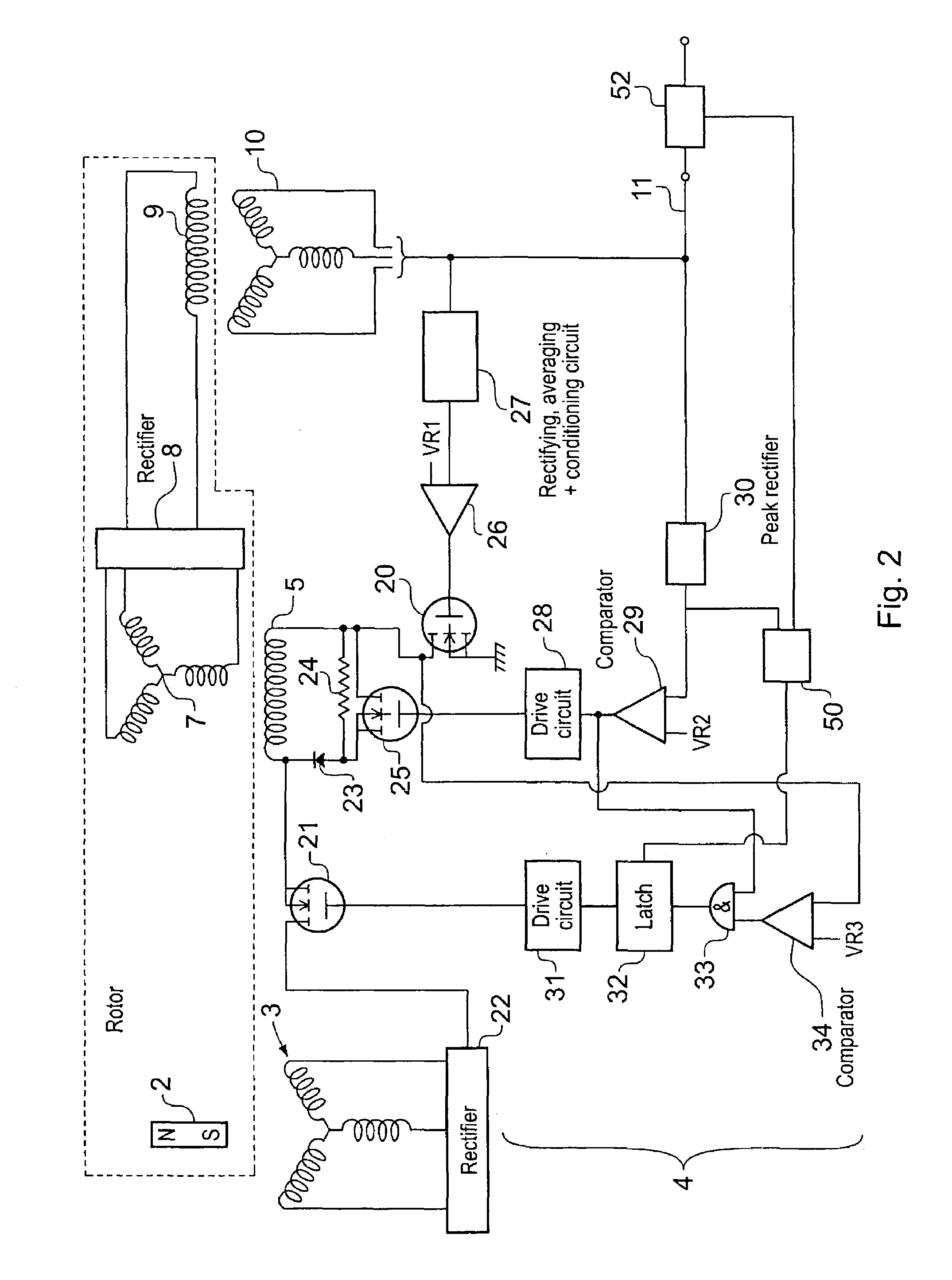 Method of and apparatus for detecting sensor loss in a generator control system