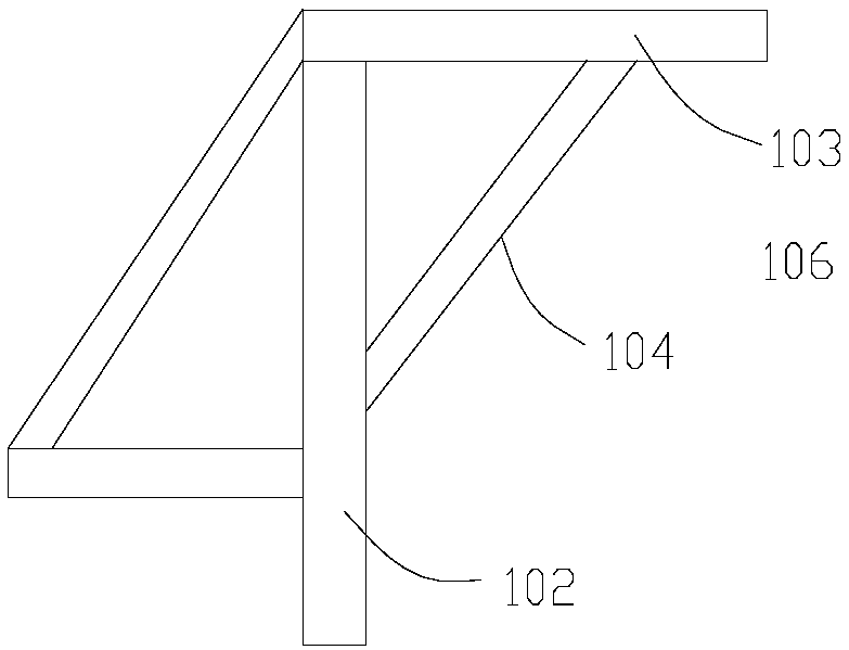 Concrete high pier construction formwork device