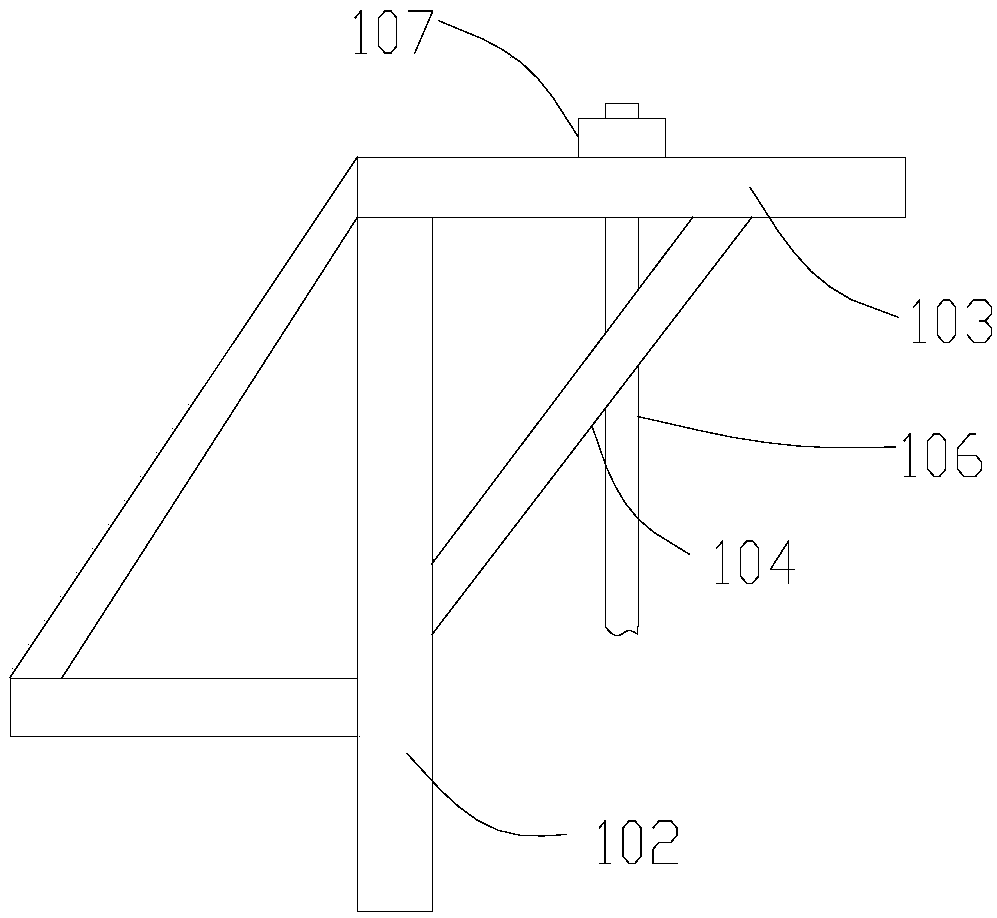 Concrete high pier construction formwork device