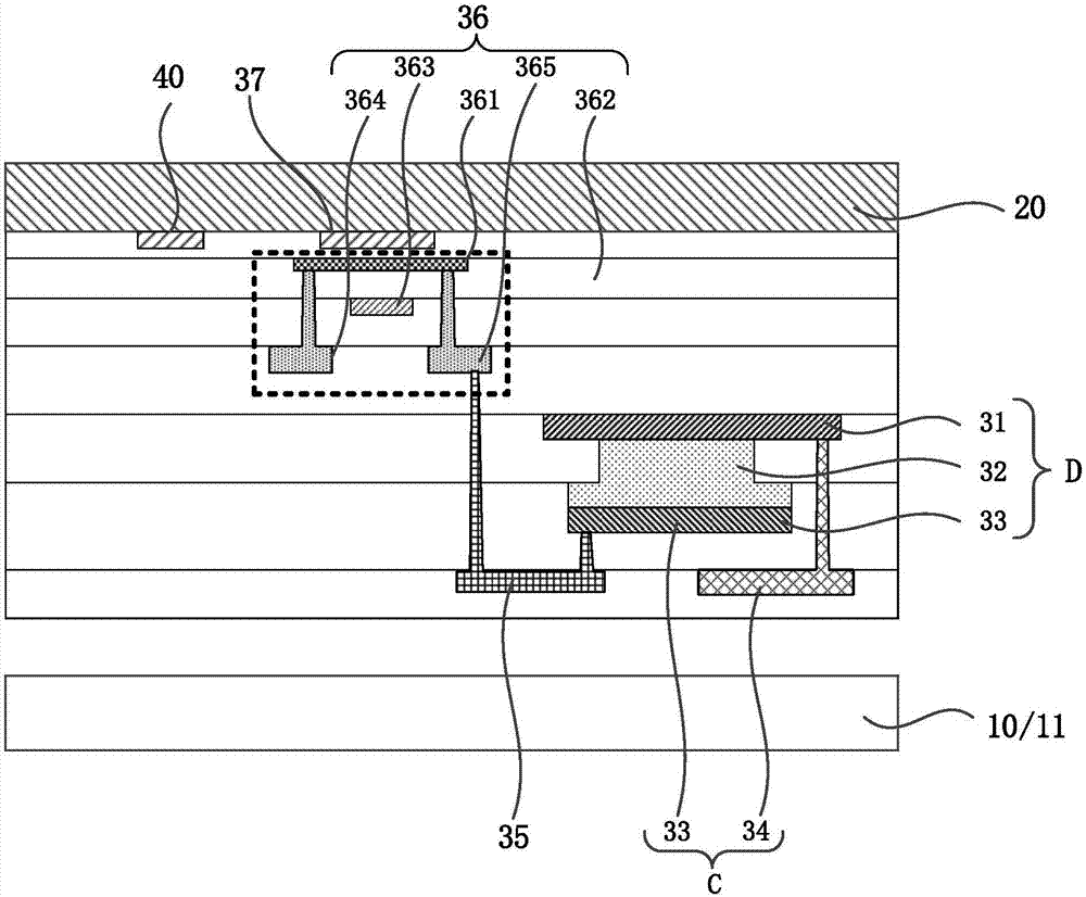 Touch control display panel, device and making method