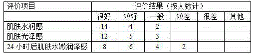 Moisturizing mask liquid and preparation method thereof