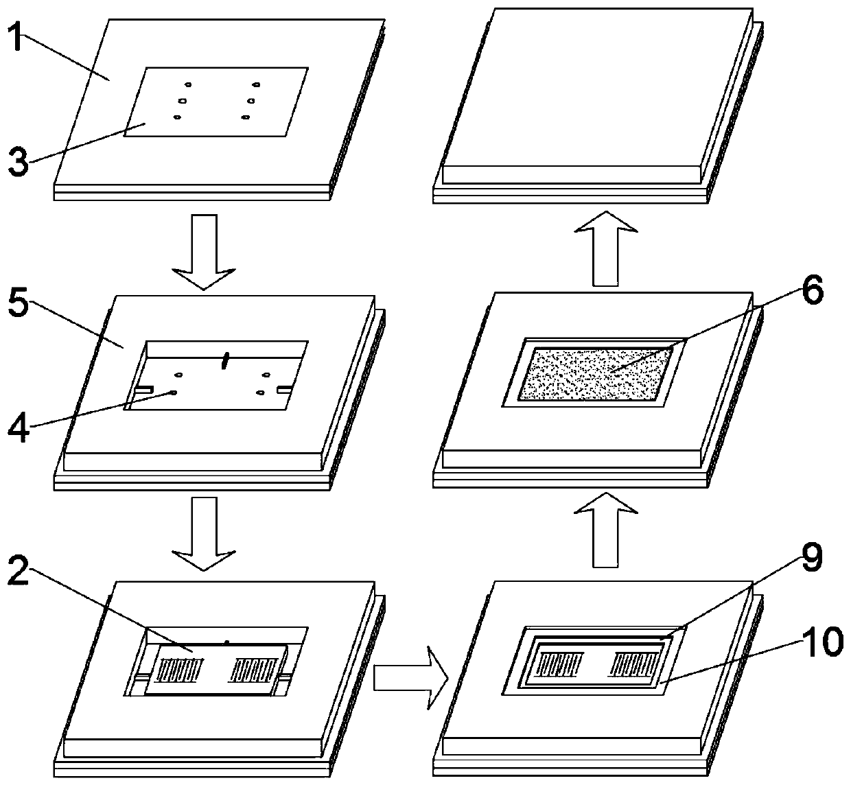 Manufacturing method of terminal SAW filter