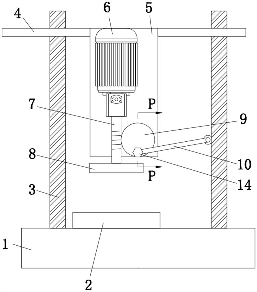 Vertical type lathe grinding device